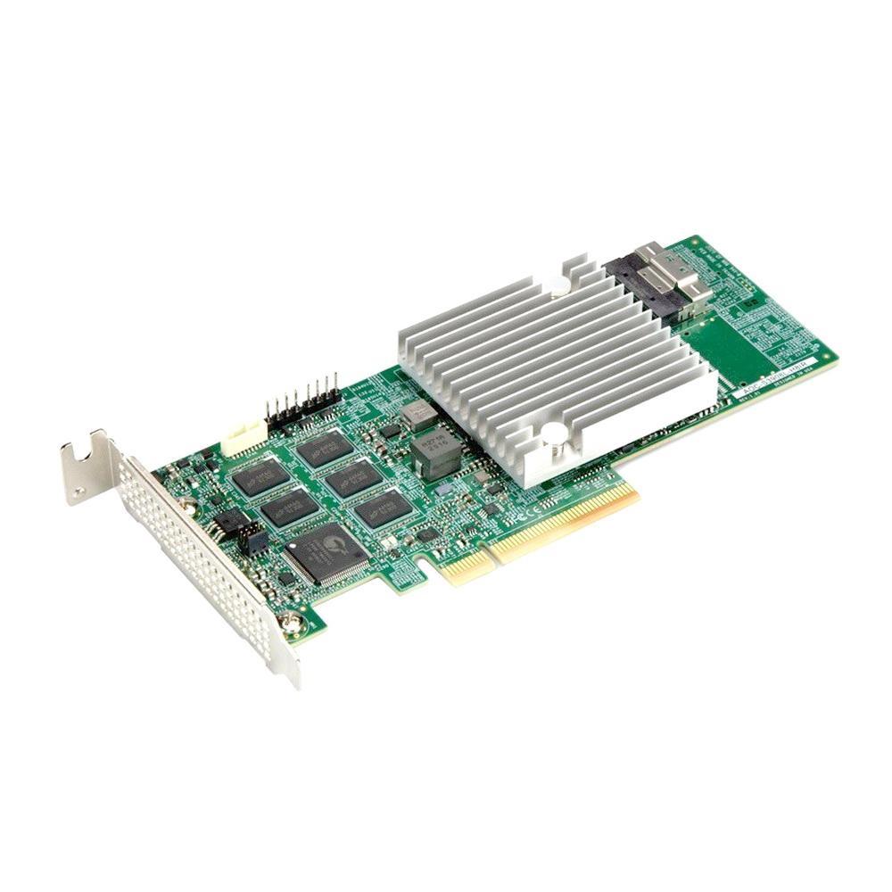 Контроллер Supermicro AOC-S3908L-H8IR-16DD-O 8 int 12Gb/s ports, x8 Gen4, ROC - LP, 16 HDDw/ exp,RoHS - фото 1 - id-p225215922