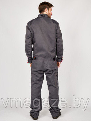 Костюм рабочий мужской Фаворит-К (цвет серый) - фото 4 - id-p225216842