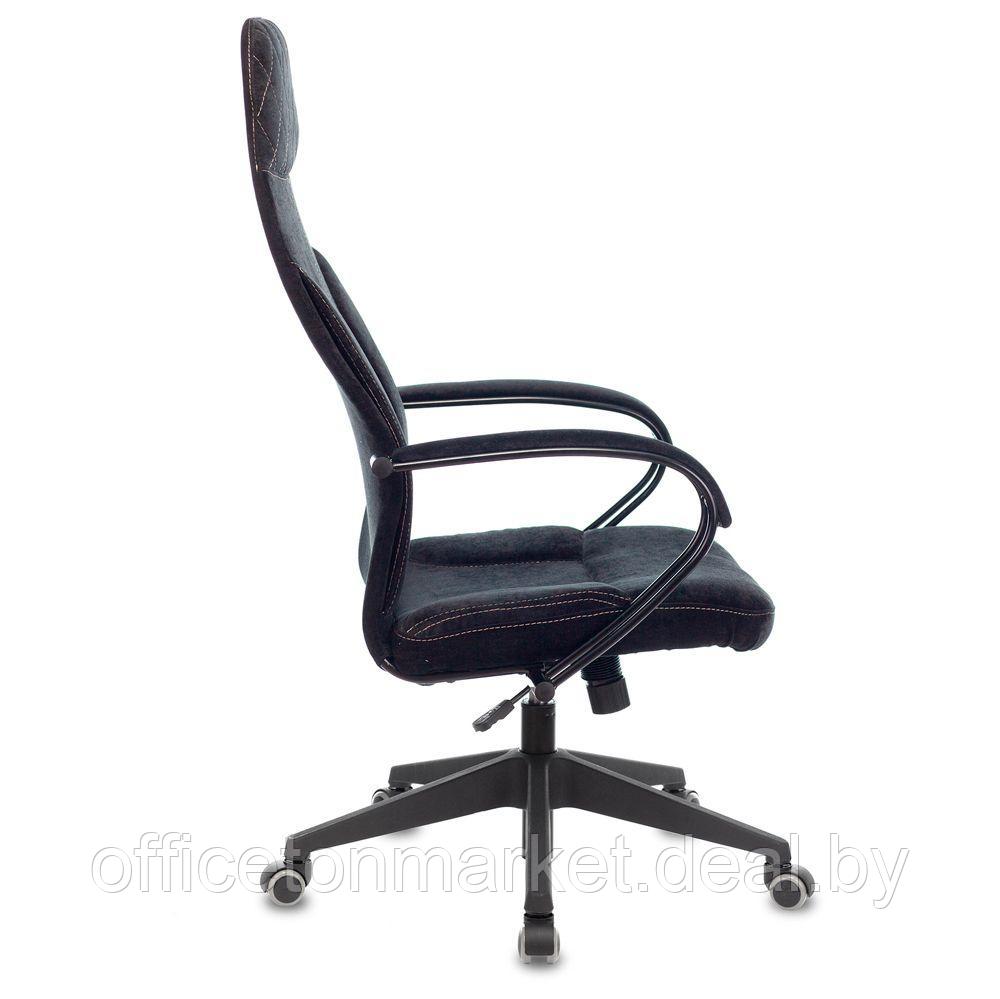 Кресло для руководителя Бюрократ "CH-608Fabric", ткань, пластик, черный - фото 4 - id-p225217156