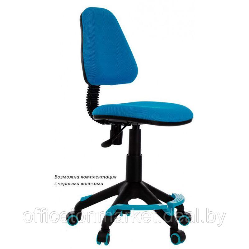 Кресло для детей Бюрократ "KD-4-F", ткань, пластик, голубой - фото 1 - id-p225217158