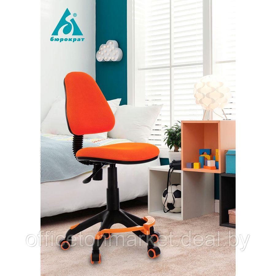 Кресло для детей Бюрократ "KD-4-F", ткань, пластик, голубой - фото 2 - id-p225217158