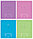 Тетрадь школьная А5, 12 л. на скобе Meshu One-Colored 162*205 мм, косая линия, ассорти, фото 2