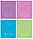Тетрадь школьная А5, 12 л. на скобе Meshu One-Colored 162*205 мм, косая линия, ассорти, фото 3