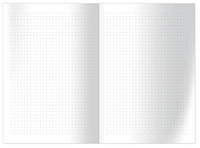 Книжка записная BG (А5) 145*210 мм, 80 л., точки, Viva Magenta
