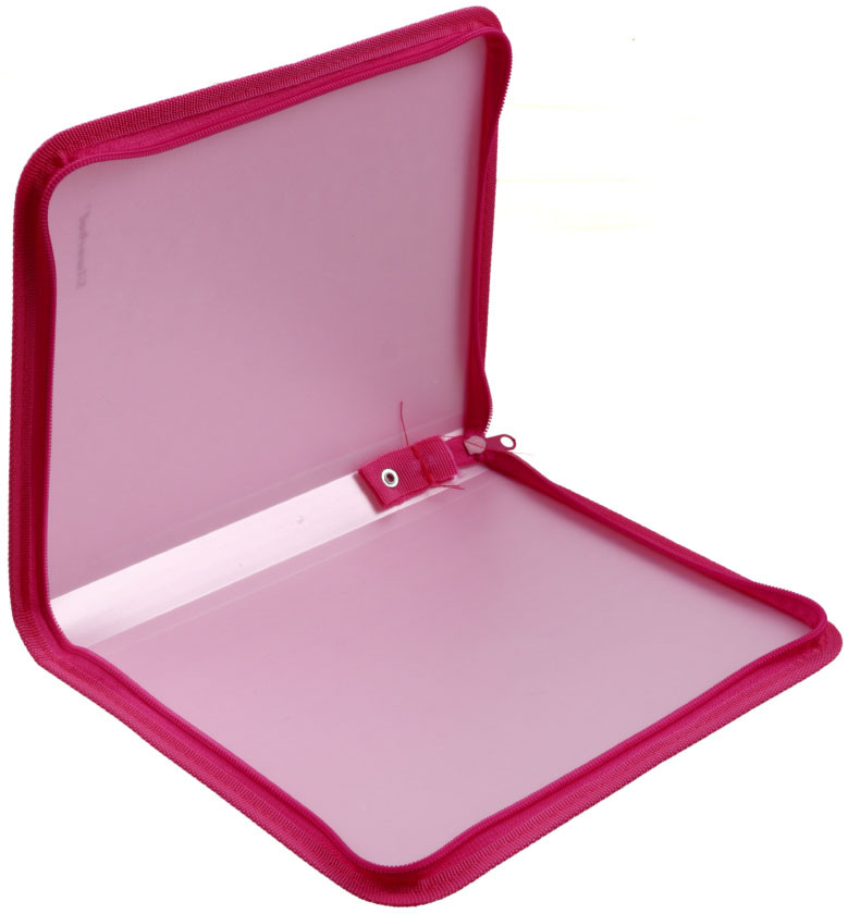 Папка для тетрадей А5 Silwerhof Gems 210*260*25 мм, розовая - фото 1 - id-p225217434