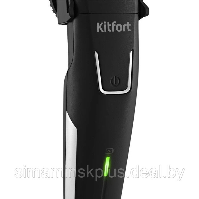Триммер Kitfort КТ-3134, для бороды/усов/носа, от АКБ, 5 насадок, чёрный - фото 4 - id-p225217806