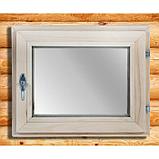 Окно, 40×50см, однокамерный стеклопакет, из липы, фото 2