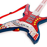 Игрушка музыкальная - гитара «Крутой рокер», звуковые эффекты, в пакете, фото 2