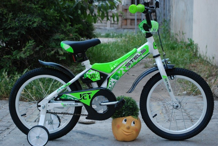 Велосипед Stels Jet 16" - Зелёный - фото 4 - id-p225218846