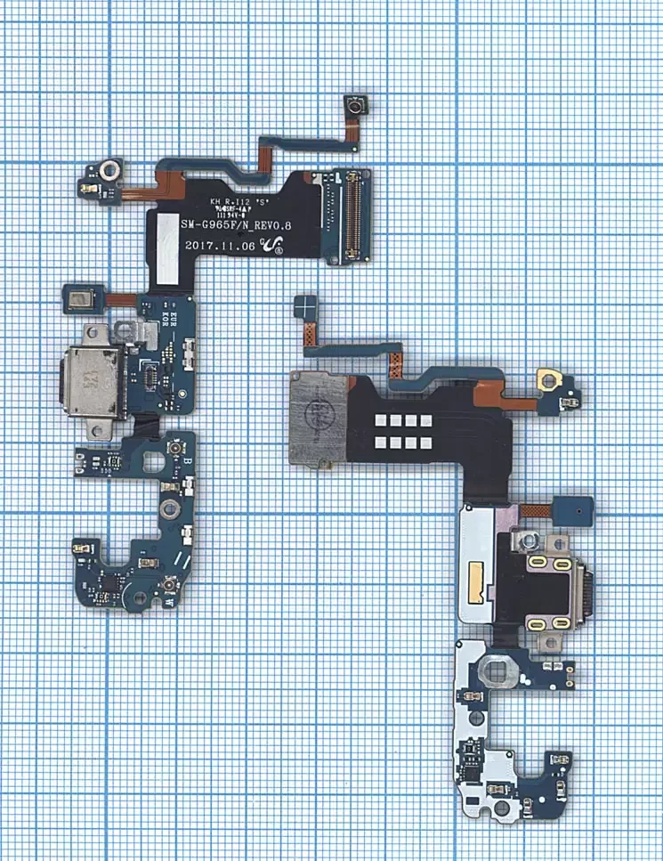 Системный разъем (разъем зарядки) для Samsung Galaxy S9 Plus (G965F)