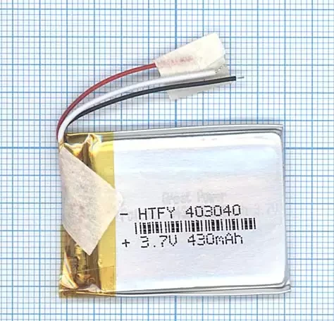 Аккумуляторная батарея Li-Pol (4x30x40мм), 3pin, 3.7В, 830мАч - фото 1 - id-p225218901