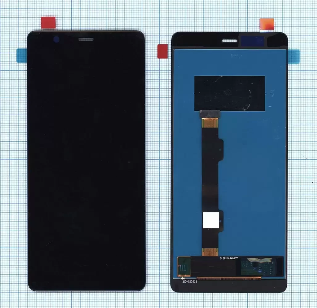 Модуль (матрица + тачскрин) для Nokia 5.1, черный - фото 1 - id-p225218965