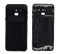 Задняя крышка корпуса для Samsung Galaxy J6 2018 (J600F), черная