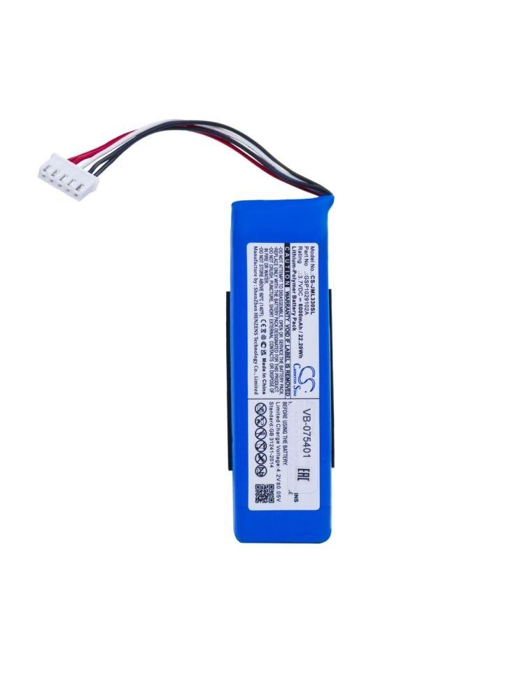 Аккумуляторная батарея CameronSino CS-JML330SL для JBL Charge 3 3.7V 6000mAh 22.20Wh