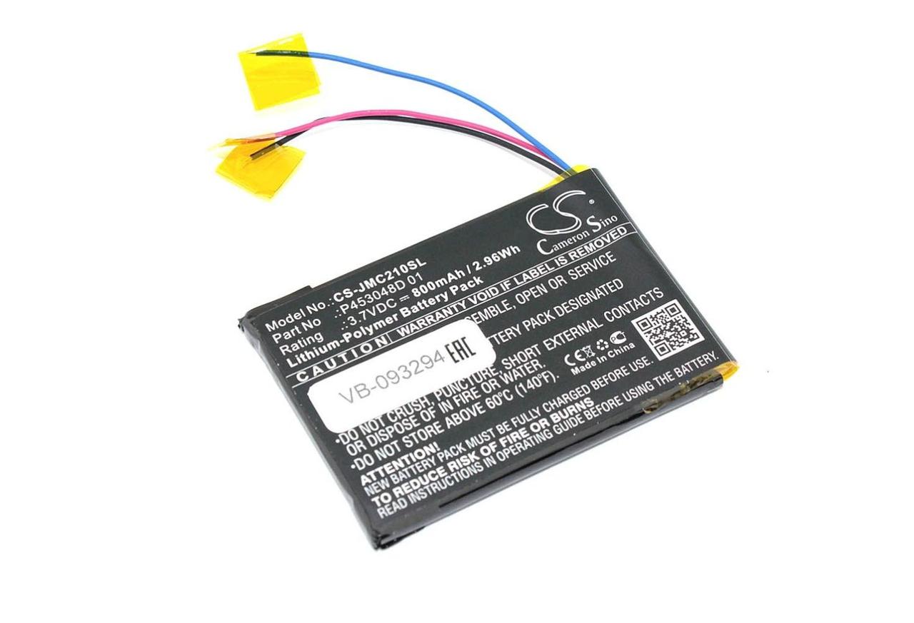 Аккумуляторная батарея CameronSino CS-JMC210SL для JBL Clip plus 3.7V 800mAh / 2.96Wh - фото 1 - id-p225219141