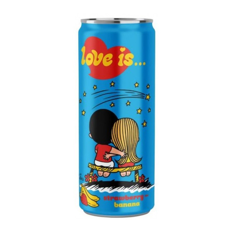 Напиток газированный «Love is» клубника-банан, 0.33 л - фото 1 - id-p225219645