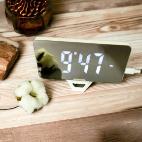 Настольные часы будильник электронные LED digital clock (USB, будильник, календарь, датчик температуры, - фото 1 - id-p225219679