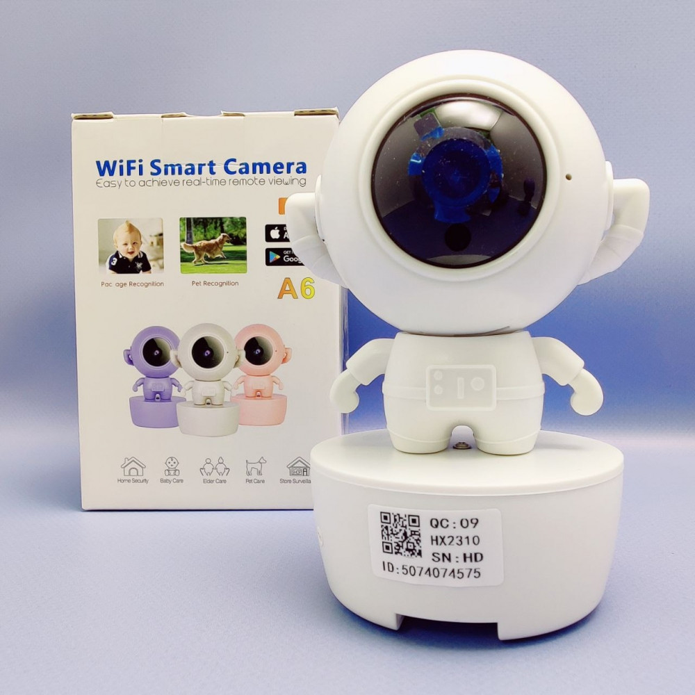 Умная камера Wi Fi smart camera 4K FULL HD Астронавт А6 (день/ночь, датчик движения, режим видеоняни) Белый - фото 3 - id-p225219681