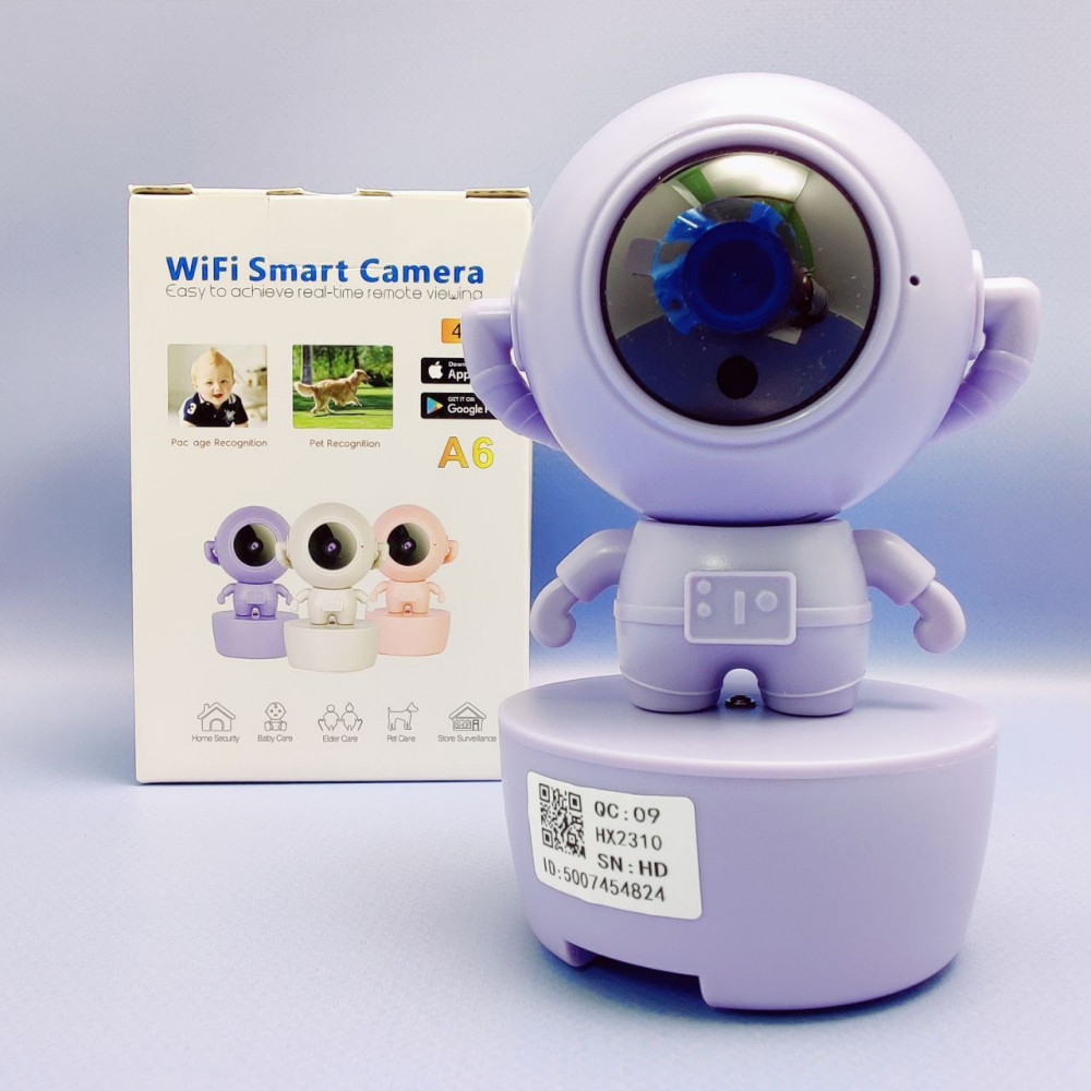 Умная камера Wi Fi smart camera 4K FULL HD Астронавт А6 (день/ночь, датчик движения, режим видеоняни) Белый - фото 9 - id-p225219681