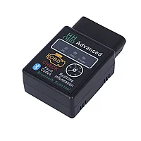 Автосканер ELM327 OBD2 v2.1 - aдаптер OBDII ver2.1, Bluetooth v5.1, с индикацией работы, черный 556757