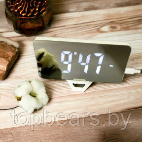 Настольные часы будильник электронные LED digital clock (USB, будильник, календарь, датчик температуры, - фото 1 - id-p225220148