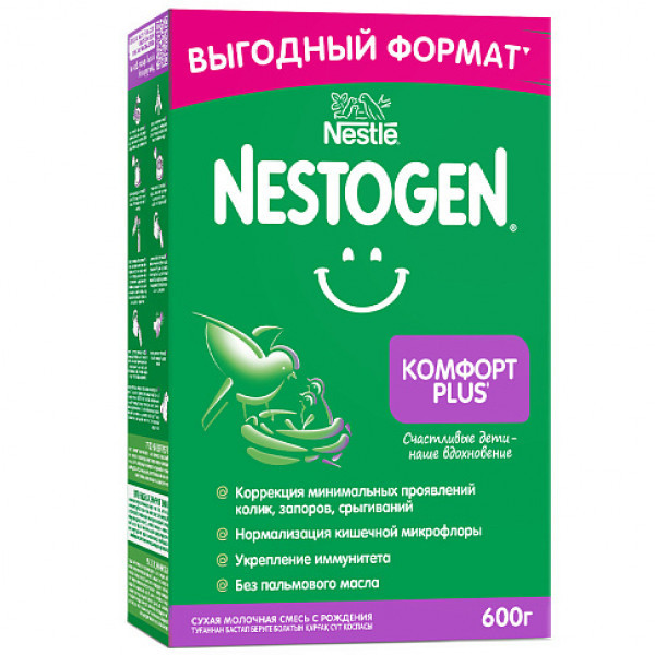 Смесь Nestle Nestogen Comfort Plus 600г - фото 1 - id-p225219924