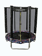 Батут с защитной сеткой Calviano Smile 140 см 4,5ft light складной