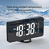 Настольные часы  будильник  электронные LED digital clock (USB, будильник, календарь, датчик температуры,, фото 2