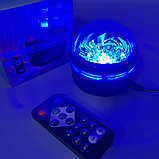 Проектор  ночник Волна Q6 LED Starry projection light с пультом ДУ (режимы подсветки, датчик звука), фото 9