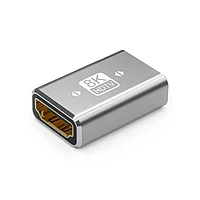 Адаптер - переходник HDMI - HDMI 2.1 8K, мама-мама, черный 556760