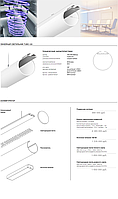 Линейные светильники TUBO.