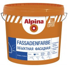 Краска Alpina EXPERT Fassadenfarbe, белая, 15 л / 23,3 кг - фото 2 - id-p225220861