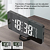Настольные часы  будильник  электронные LED digital clock (USB, будильник, календарь, датчик температуры,, фото 5