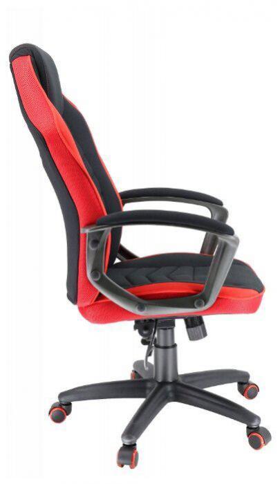 Компьютерное игровое геймерское кресло стул для геймера EVERPROF Stels T Ткань Красный - фото 5 - id-p225049718