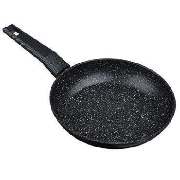 Сковорода для индукционной плиты SATOSHI Карбон литая d24см, антипригарное покрытие Мрамор 846-452 - фото 1 - id-p225161349