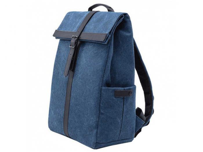 Стильный модный молодежный рюкзак Xiaomi 90 Points Grinder Oxford Casual Backpack синий - фото 1 - id-p225193063