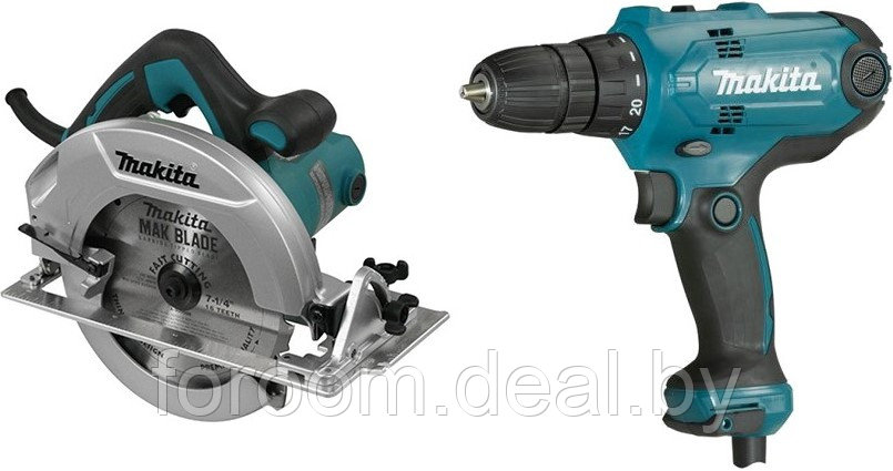 Набор инструмента MAKITA HS7600 + DF0300 - фото 1 - id-p225237656