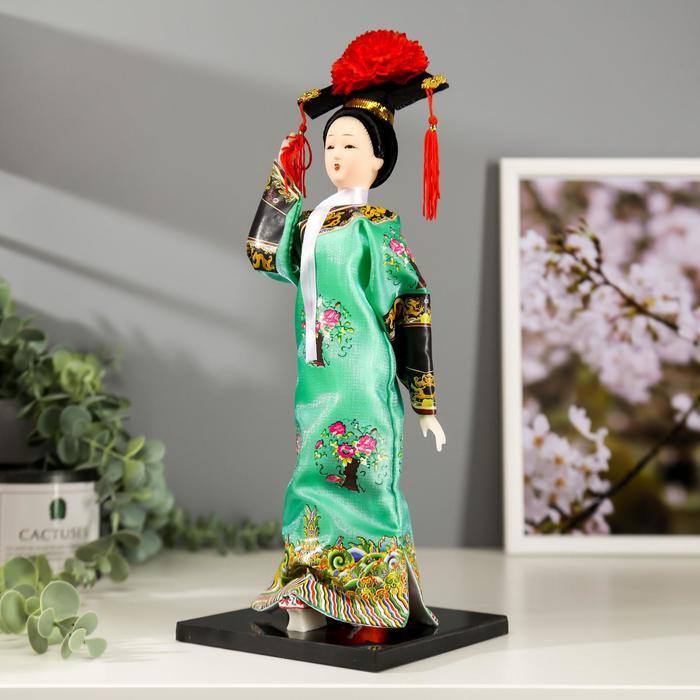 Кукла коллекционная "Китаянка в национальном платье" 32х12,5х12,5 см - фото 3 - id-p225237810
