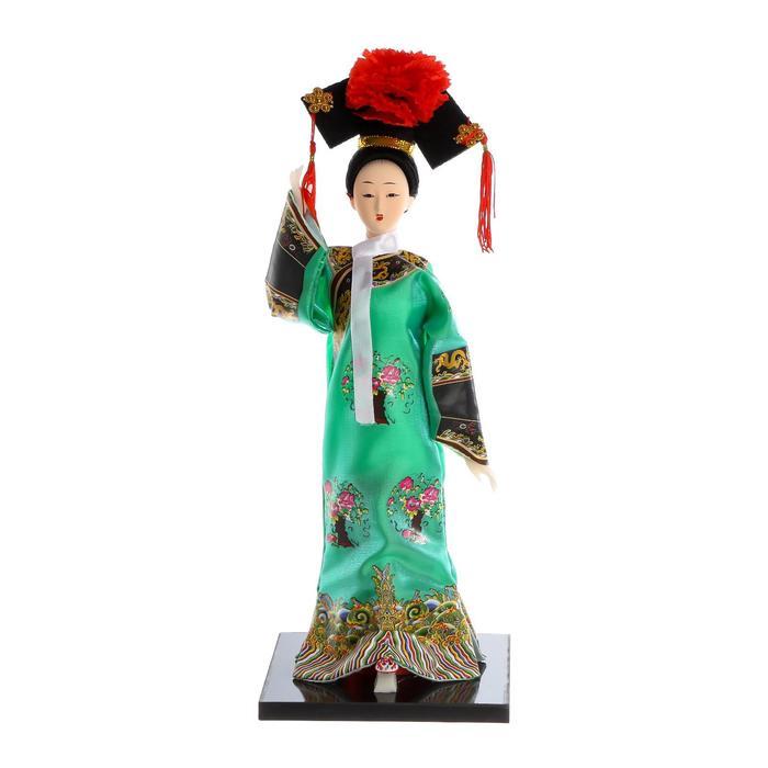 Кукла коллекционная "Китаянка в национальном платье" 32х12,5х12,5 см - фото 6 - id-p225237810