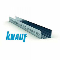 Профиль для гипсокартона KNAUF направляющий UW 50/40, толщ. 0,6 мм, 3 метра