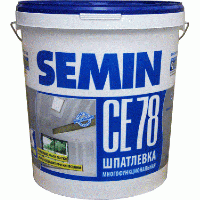 Шпатлевка SEMIN CE 78 NEW, синяя крышка, 25 кг.