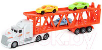 Автовоз игрушечный Big Motors Трейлер / WY782B