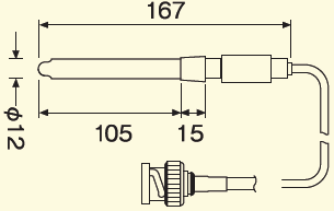 Электрод для титратора рН-измерительный GTPH1B - фото 1 - id-p225249832