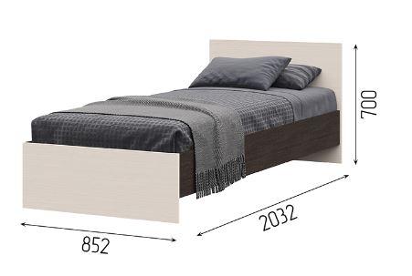 Односпальная кровать Бася КР 554 80х200 см