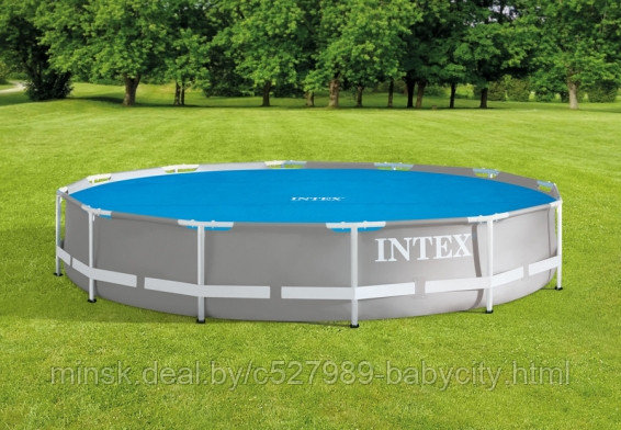 Тент-покрывало с обогревающим эффектом Intex для бассейнов 366 см (29022) - фото 3 - id-p225251930