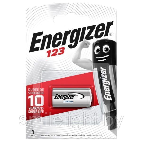 Элемент питания ENERGIZER Photo CR123 Lithium 3V Bl.1