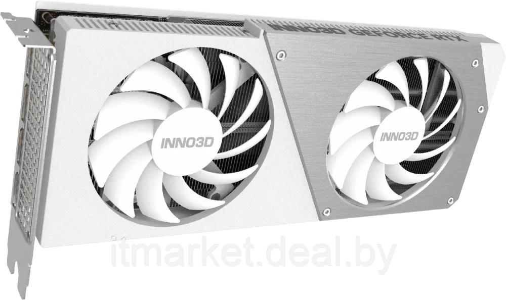 Видеокарта Inno3D RTX 4070 Twin X2 OC White (N40702-126XX-183052V) - фото 2 - id-p225254912