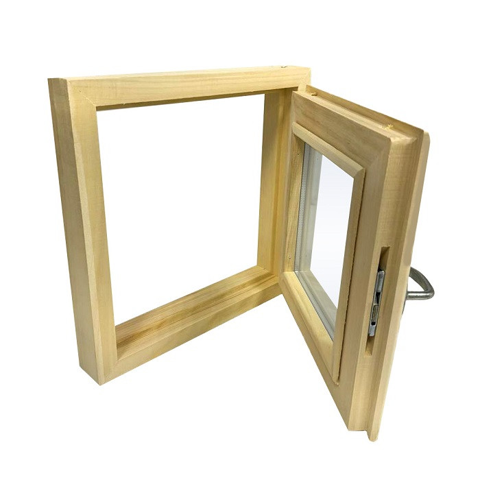 Окно для бани (40х40, липа) - фото 2 - id-p84310935