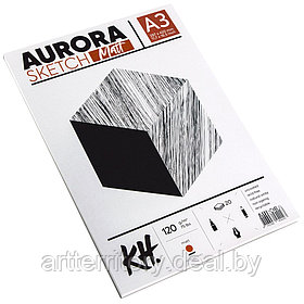 Планшет для набросков Aurora Smooth and Matt, А3, 120 г/м2, 20 листов, целлюлоза 100%
