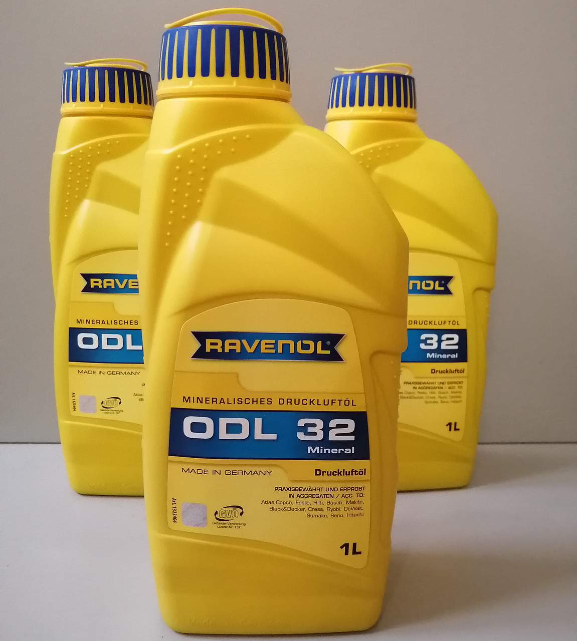 ODL 32 RAVENOL Масло для пневмоинструмента Лубрикаторное Druckluftoel, 1л - фото 2 - id-p225188585